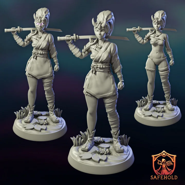 Aya the Oni Girl — alternative view