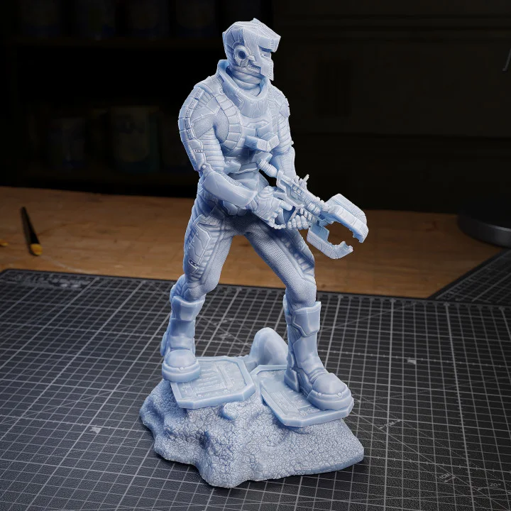 Space Soldier Statue — original Safehold STL collection