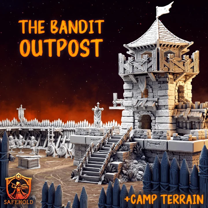 The Bandit Outpost — original Safehold STL collection