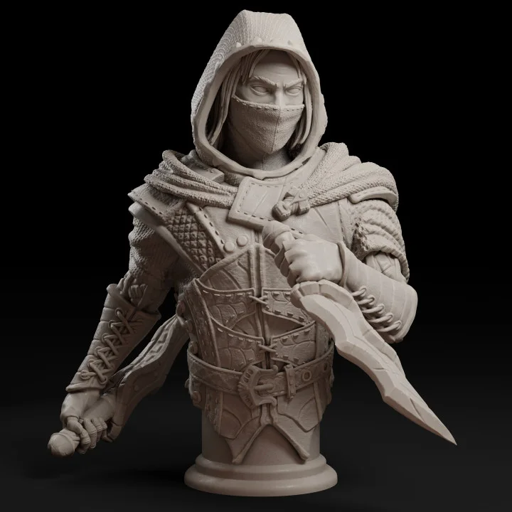 Maiden & Thief Bust — alternative view