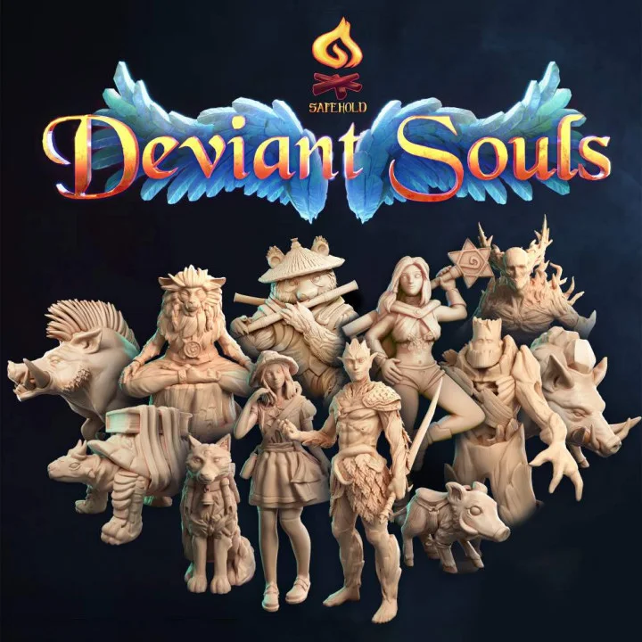 Deviant Souls — original Safehold STL collection