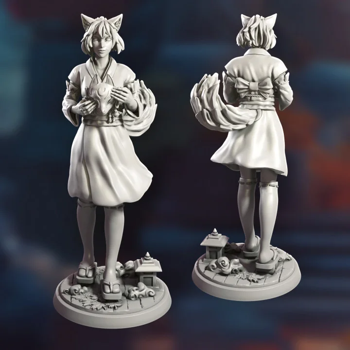 Inari The Kitsune Girl — original Safehold STL collection