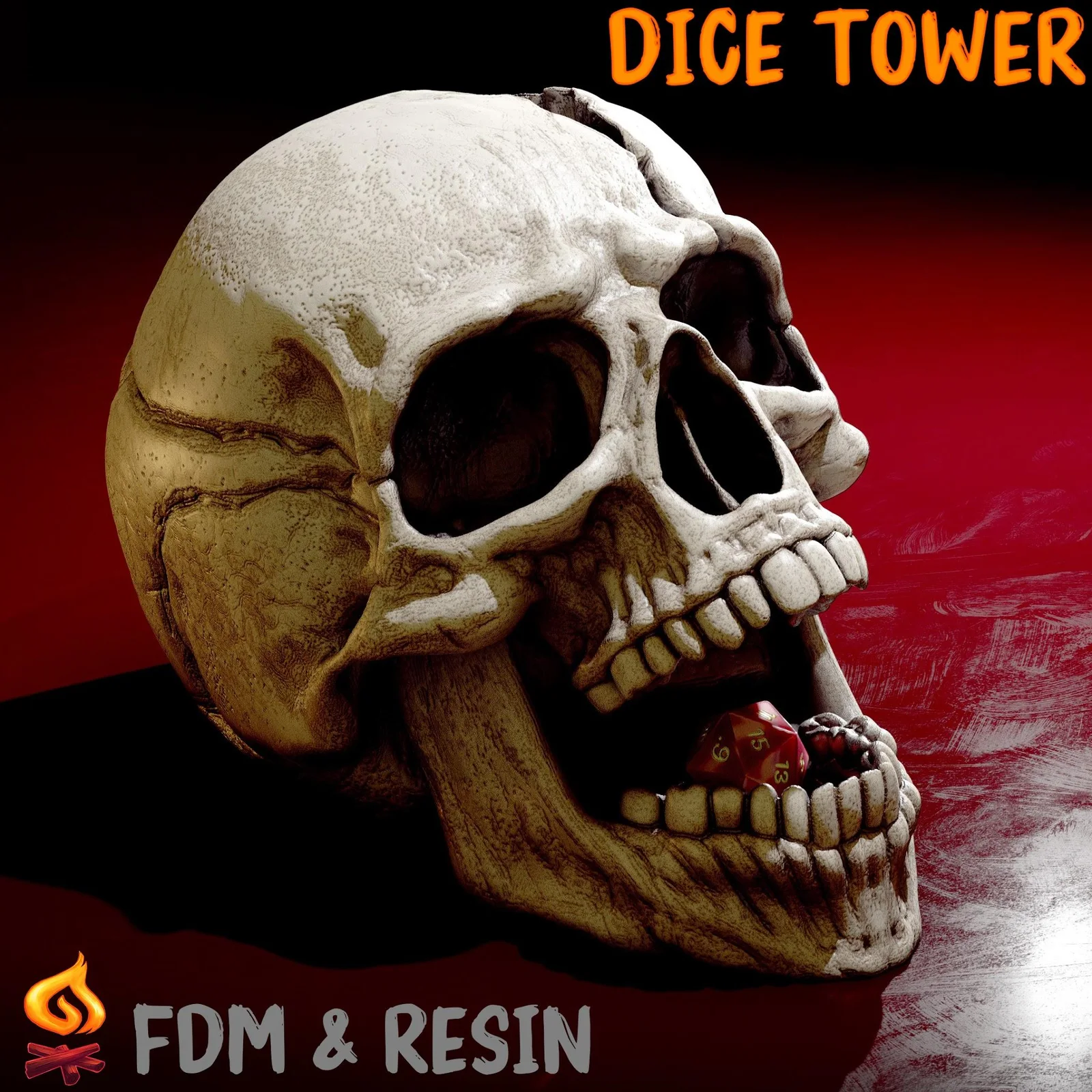 Skull Dice Tower — source gallery image 1